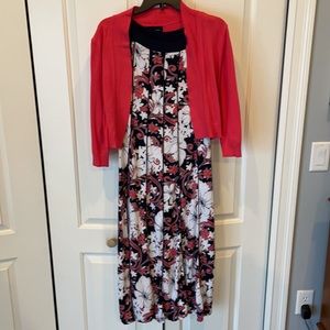 Floral Dress w/ Jacket